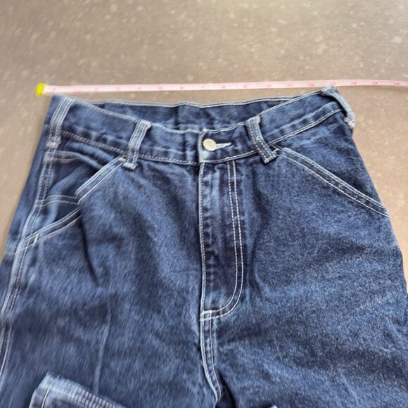 John Galt Dark Blue Straight Leg Jeans - Picture 10 of 11